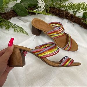 Madewell: The Meg Sandal in Leather Size 7